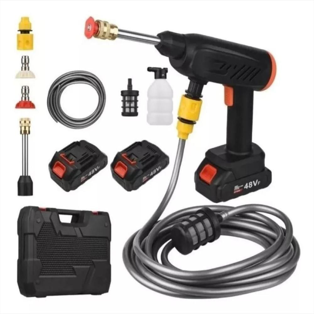 Hidrolavadora Inalambrica Portatil Recargable 48V 2 Baterias