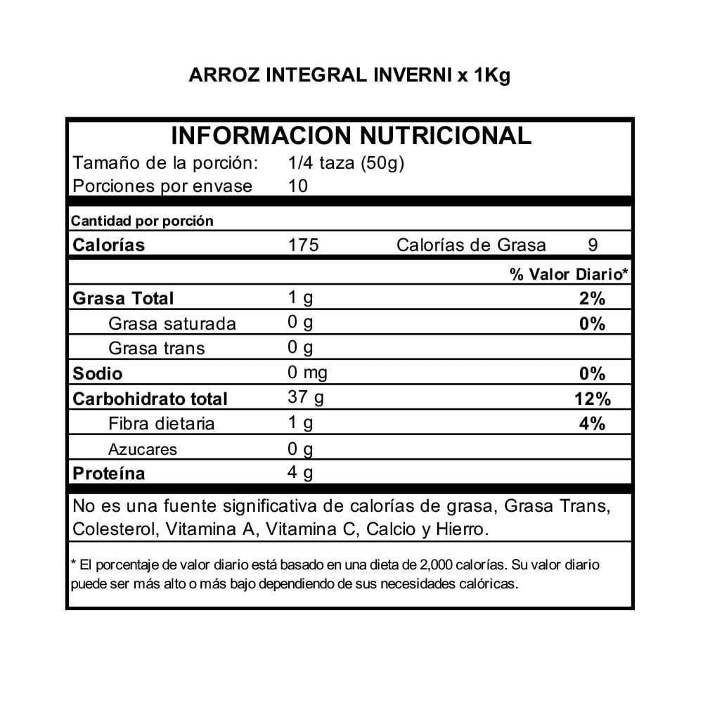 Arroz integral risotto 1000 g img #3