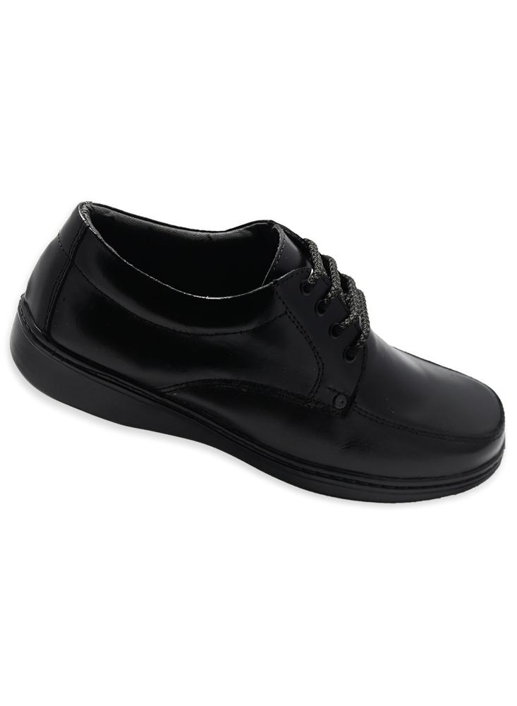 Zapatos Escolares Cuero Negro Colegial 34 Al 40 Niños - $ 58.499,1