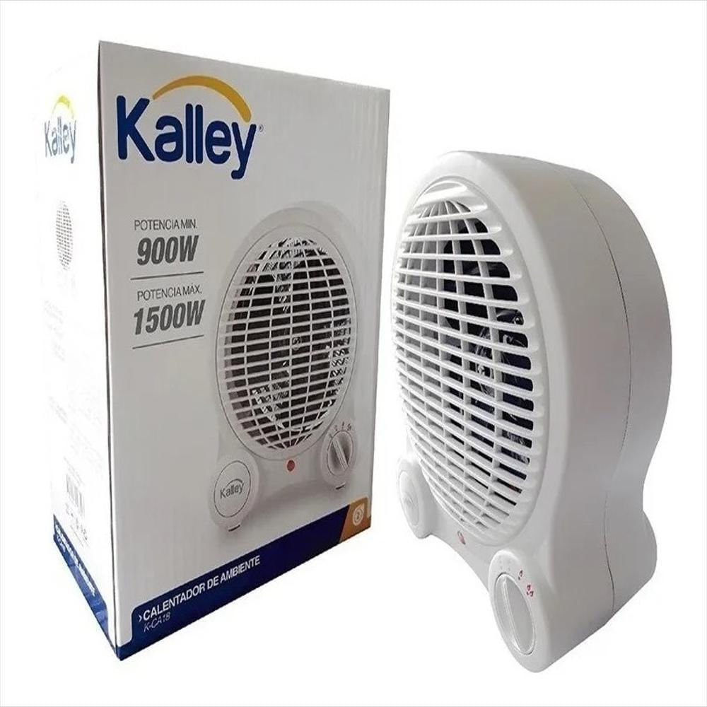 Calefactor Calentador De Ambiente Kalley K Ca18 Blanco