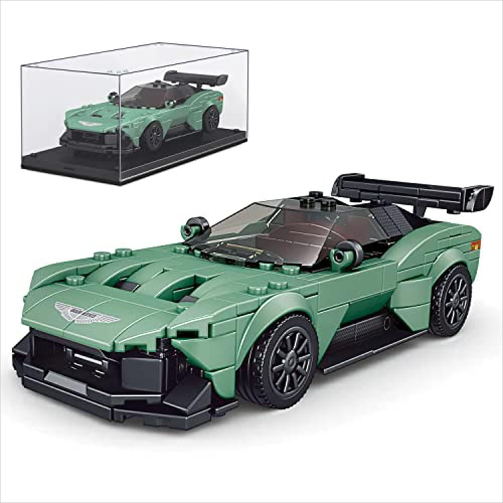 Set Construcción Mould King 369 Piezas Auto De Carreras Speed Champion Modelo 27009 Con Vitrina img #1