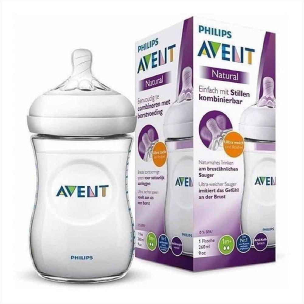 Tetero Avent Antigases Natural 9 Onzas Bebe Oferta Unisex Transparente