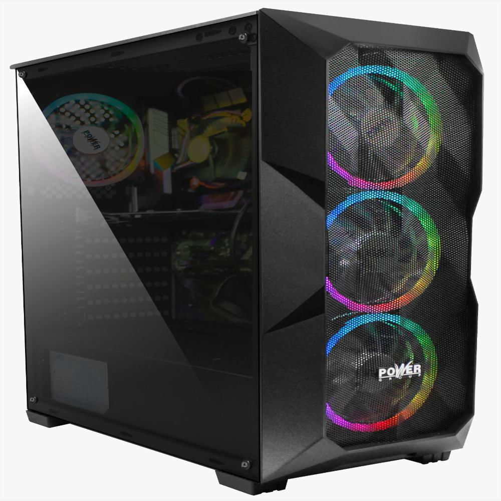Pc Torre Gamer Power L38 Amd Ryzen 5 3400G Ssd 480Gb + Hdd 1Tb Ram 8Gb Led 22 Full img #2