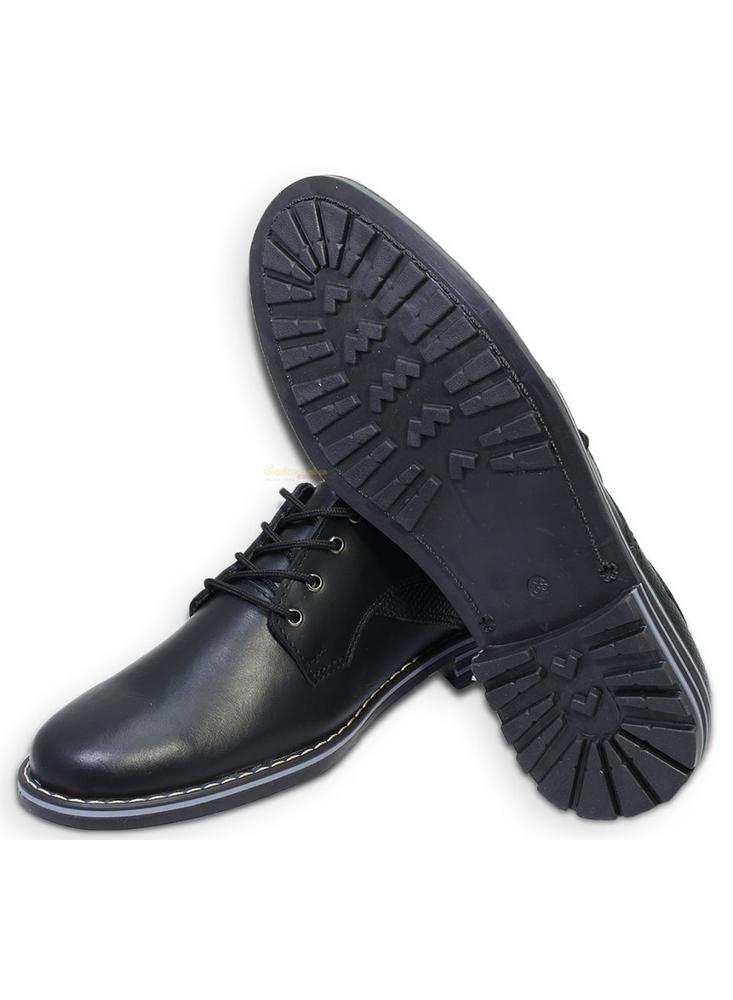  GSGC Zapatillas deportivas de cuero antideslizante para hombre,  zapatos casuales de caña baja, Negro - : Ropa, Zapatos y Joyería