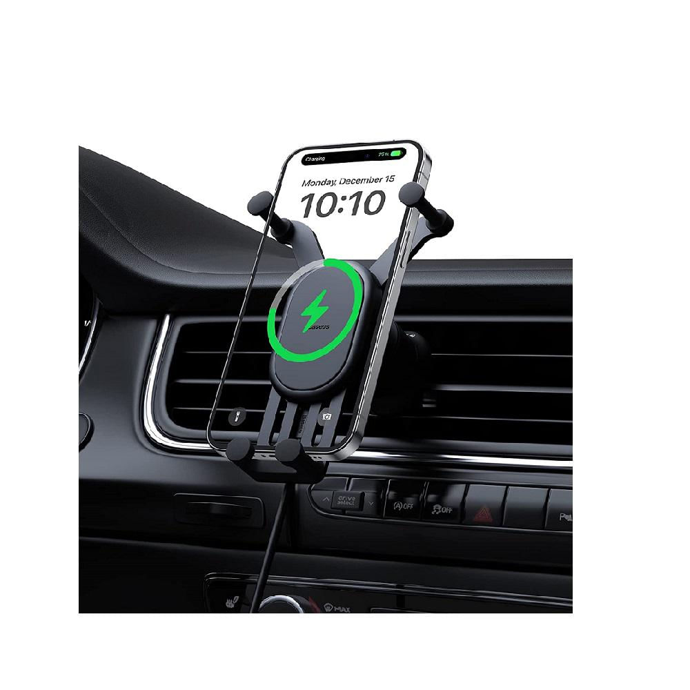 Cargador Inalámbrico Para Auto Baseus 15W Carga Rapida Cargador Inalámbrico Para Auto Baseus 15W Carga Rapida