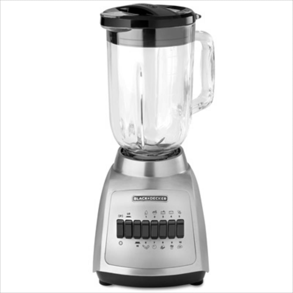 Licuadora Con Jarra De Vidrio Blbd210gss Black + Decker