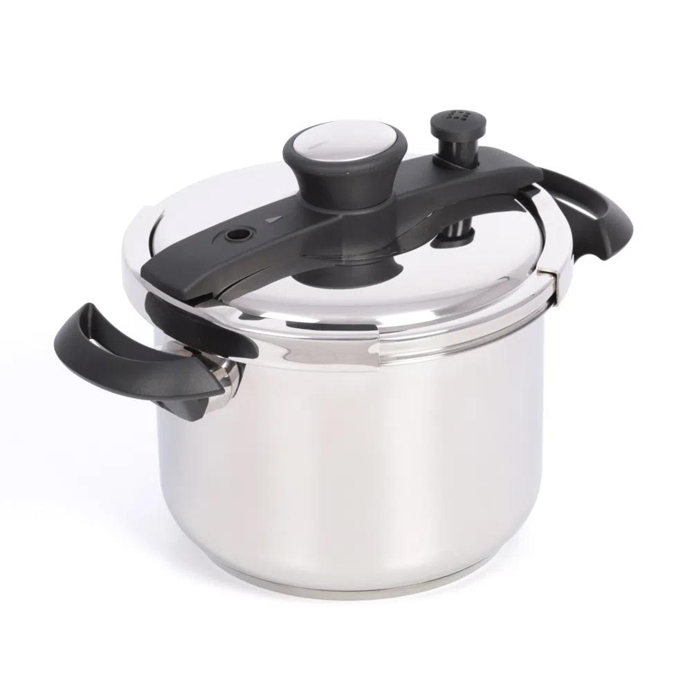 Olla A Presión Easy Click 6L Universal 37770 Plateado img #1