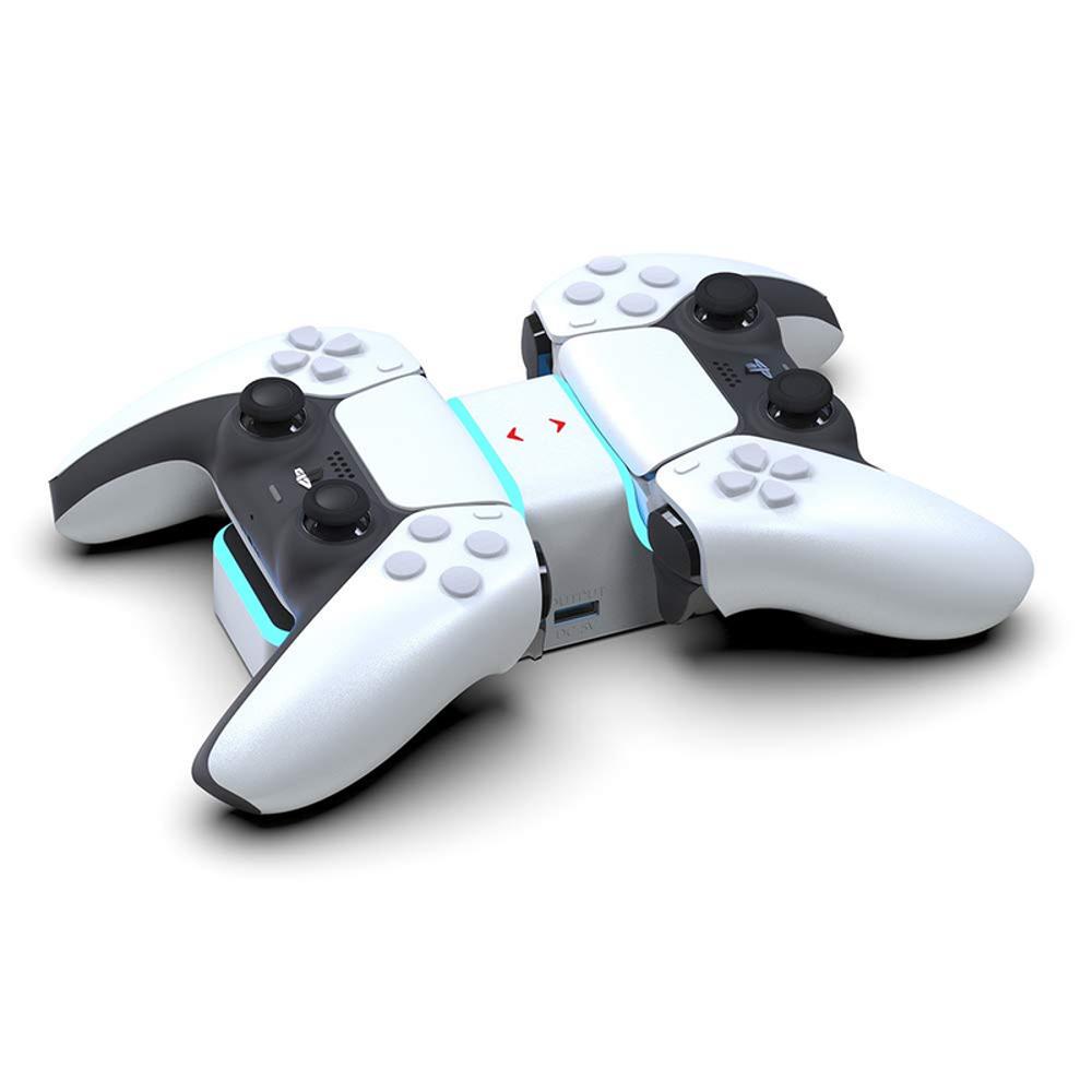 Base Cargador Doble Para Control Play 5 Dual Sense