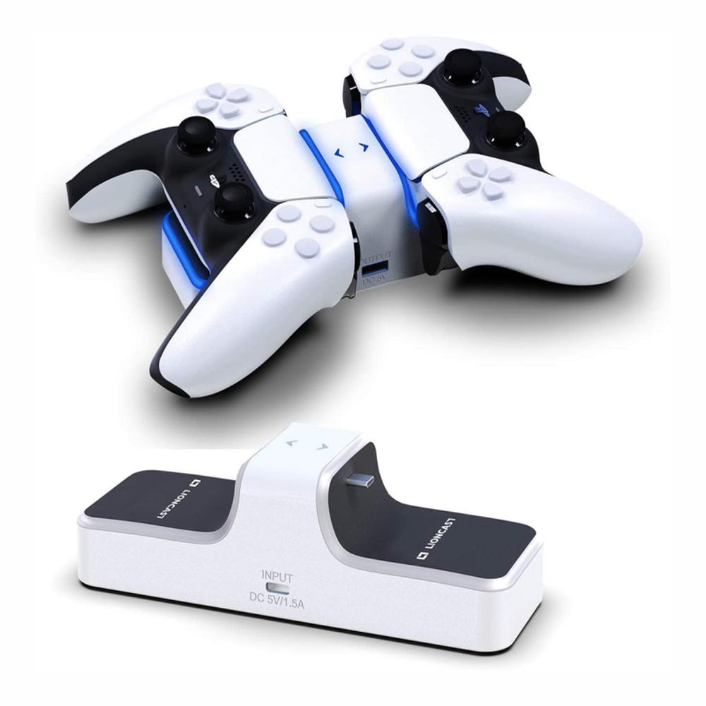 Base Cargador Doble Para Control Play 5 Dual Sense img #3