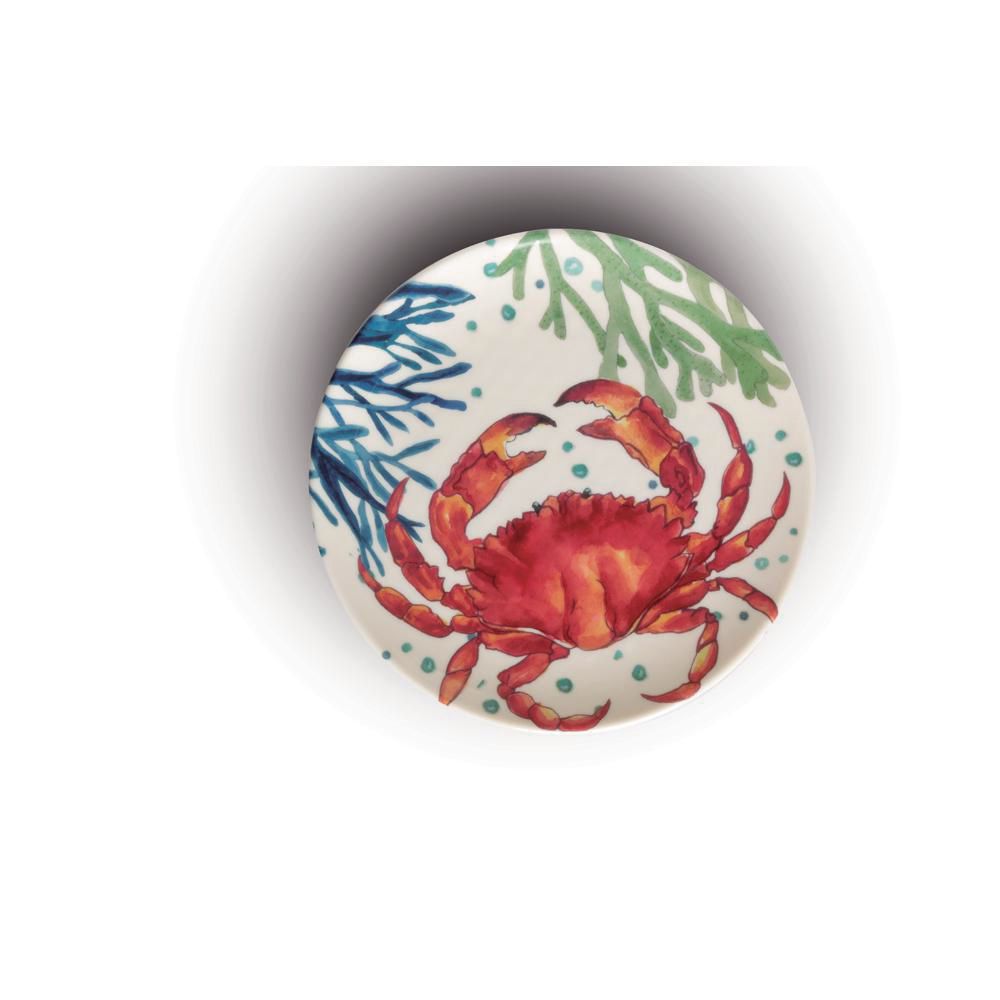 PLATO CORALES CANGREJO 20CM AMBIENTE GOURMET MARCA EXCLUSI 19729 img #2