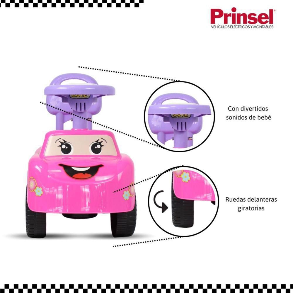 CARRITO CORREPASILLOS PARA NIÑOS MUSICAL PINK PRINCESITA