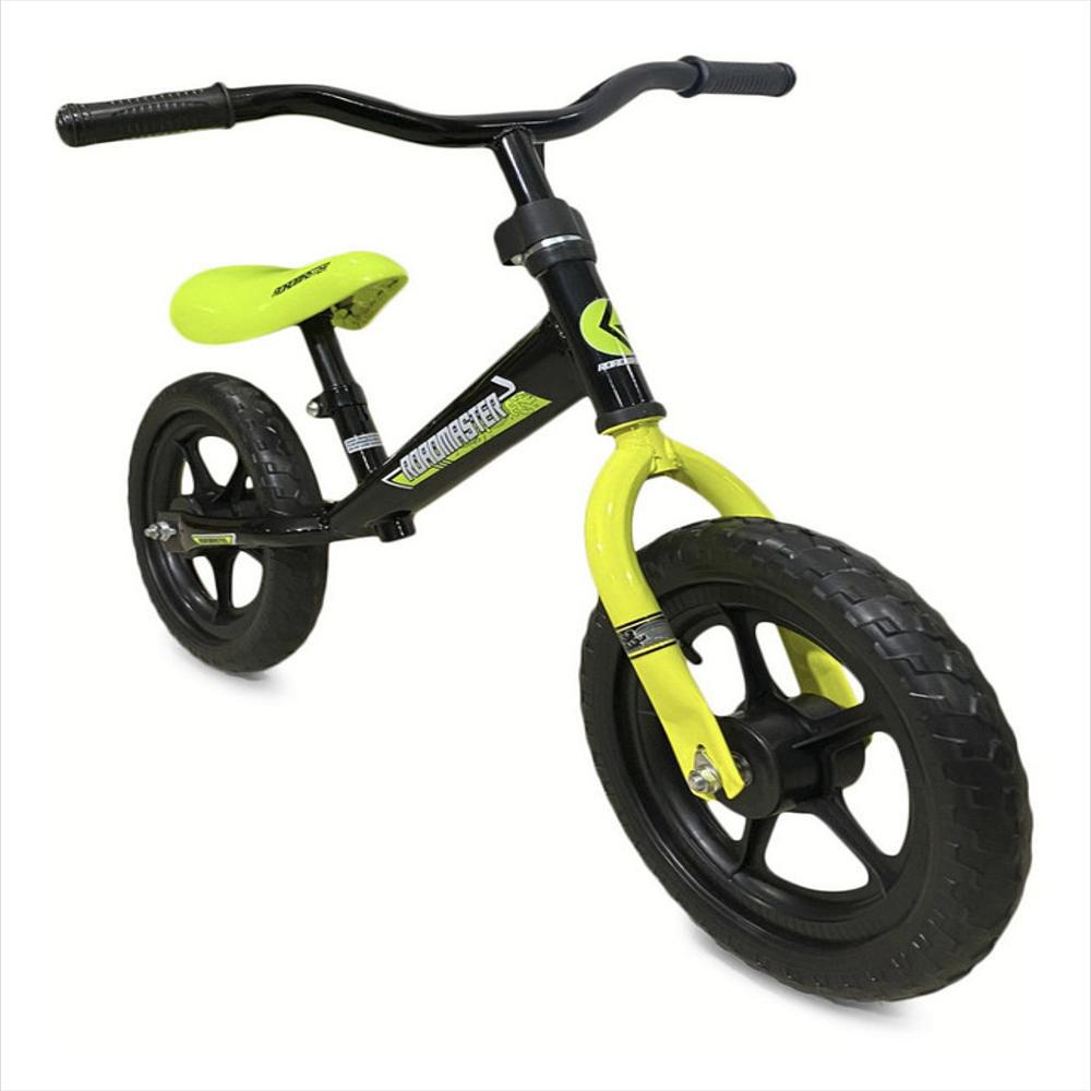 Bicicleta De Impulso Infantil Freno Con Pie Rin 12 Color Negro Amarillo img #2