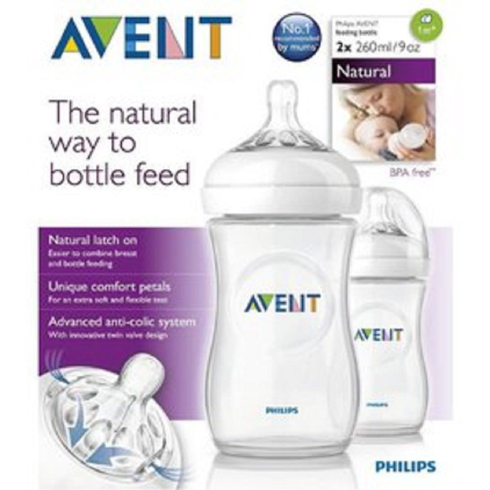 Set De Teteros Avent 9 Oz Natural X 2 img #2
