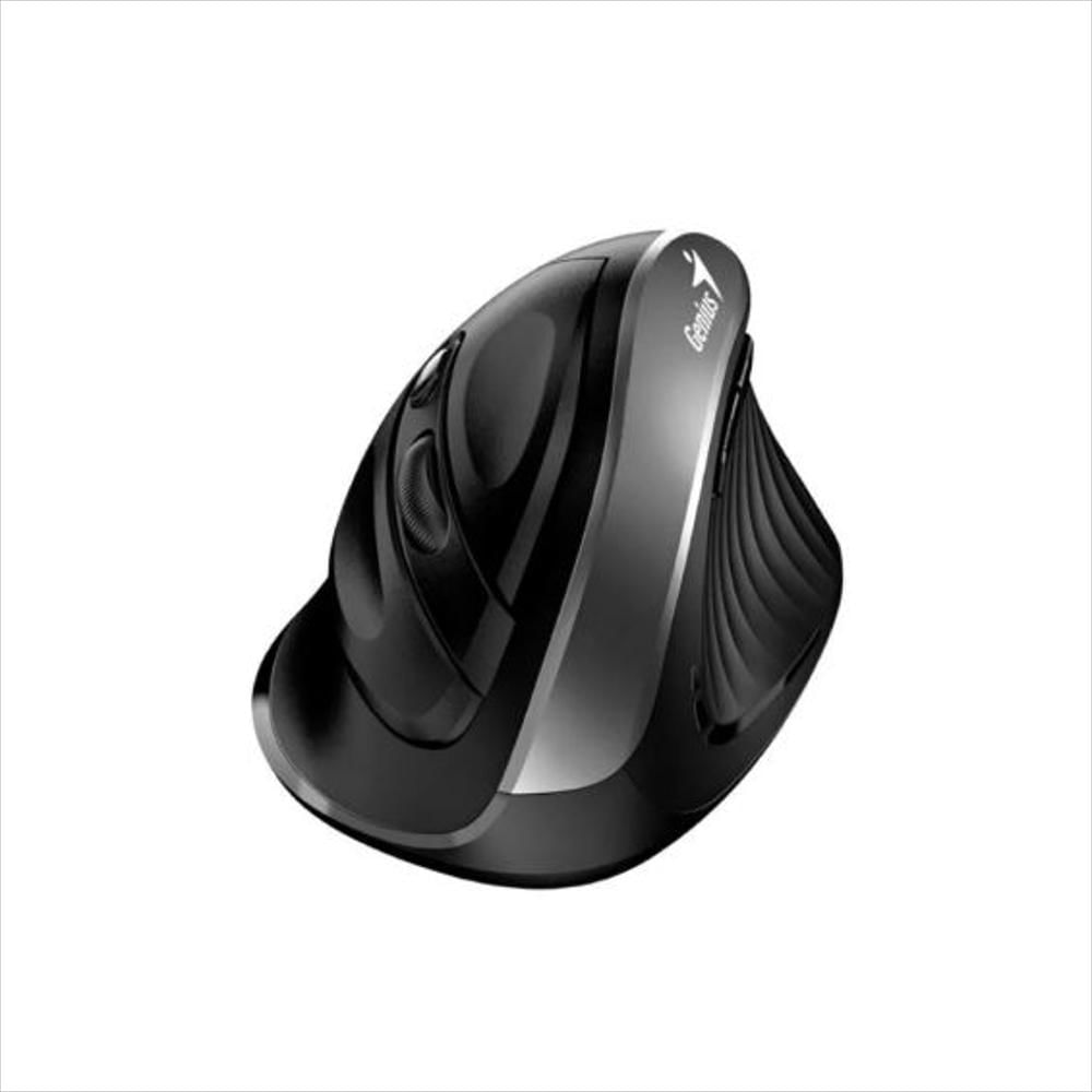 Mouse Genius Inalambrico Ergonomico Vertical 8250S Neg Gris