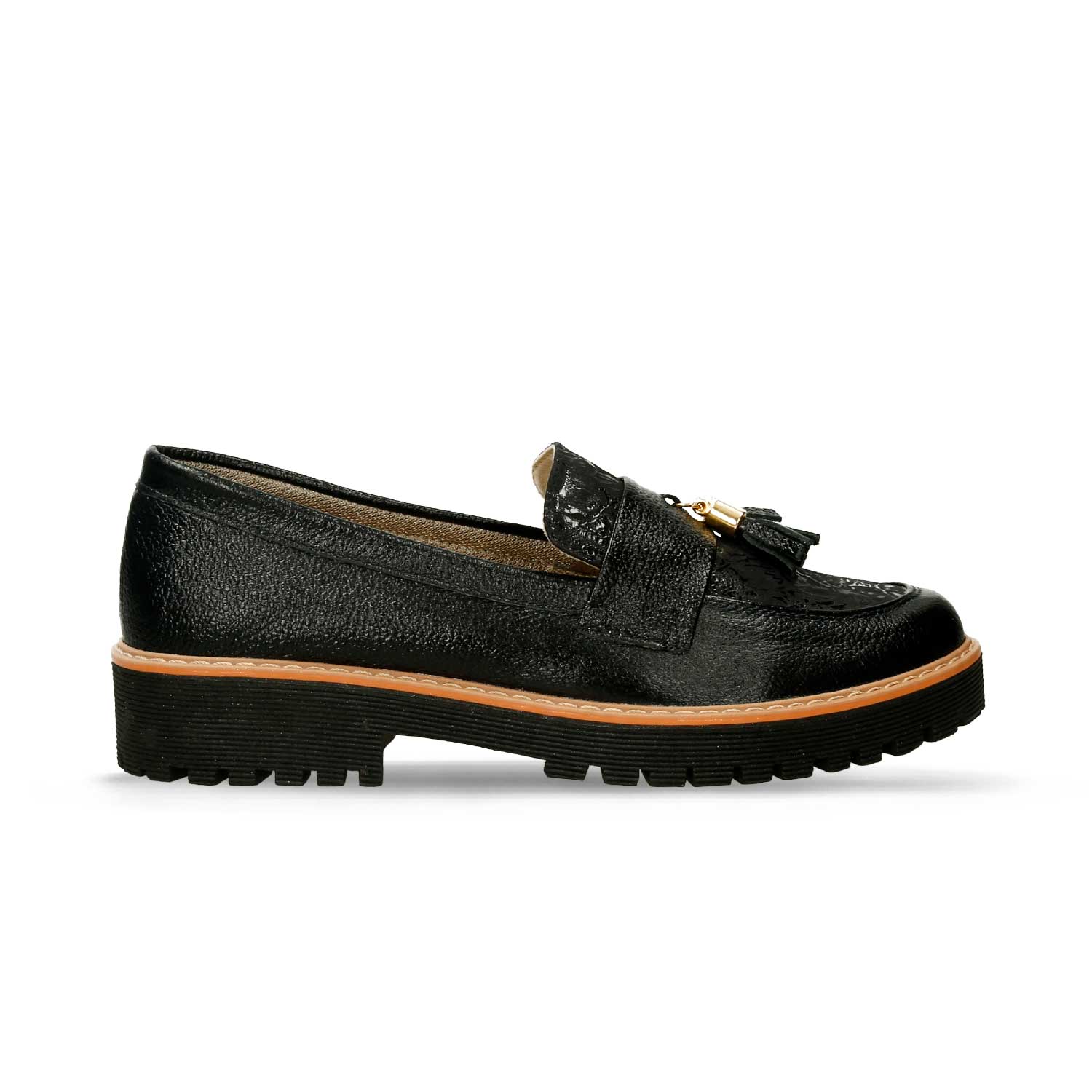 Mocasines Negro Bata Comfit Hema Mujer