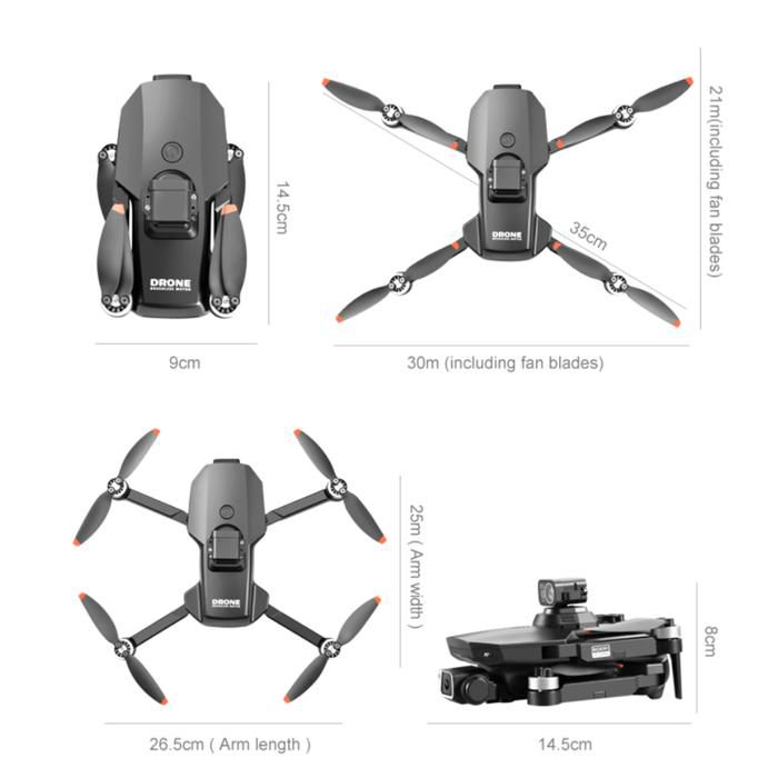 Drone Profesional Gps Fpv Dual Cmara 4k Wifi 5g Rg109 Max img #2