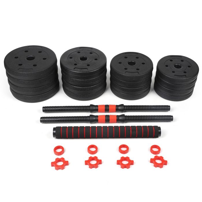 Mancuernas Kit Pesas Barras Ajustables 40KG 80LB