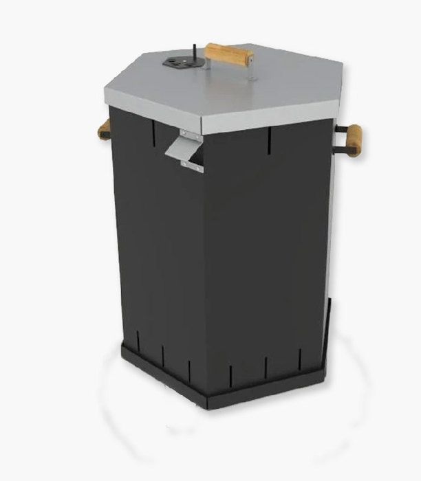 Asador hexagonal