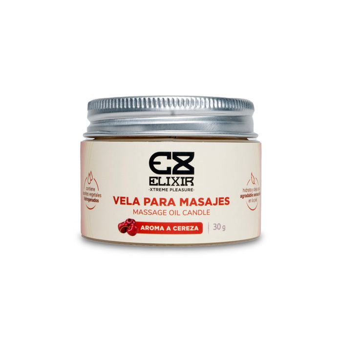 Vela Para Masajes Elixir Olor Cereza