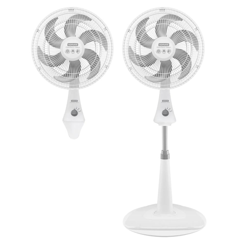 Ventilador Comfort Maxx 2En1 Samurai Blanco Ve7347i0