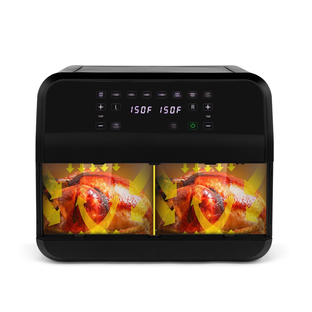 Freidora aire Doble Digi 7.6Lt HOLSTEIN HH09227001SS img #6