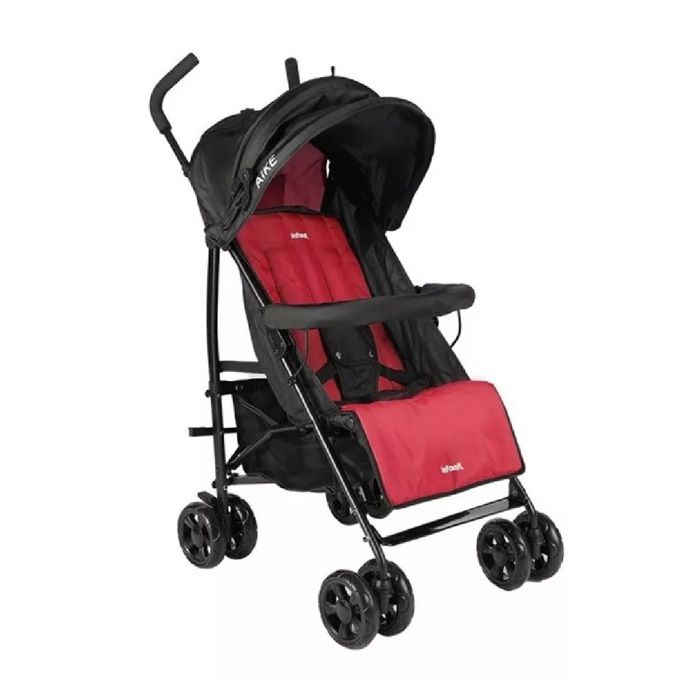 coche bebe paseador nio rojo negro infanti