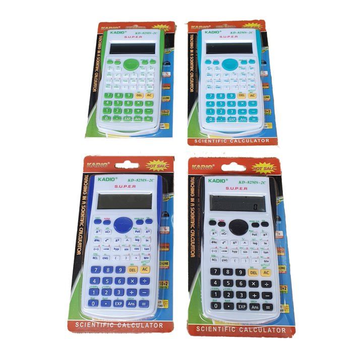 Calculadora Cientifica Kadio Multicolor Completa Matematicas