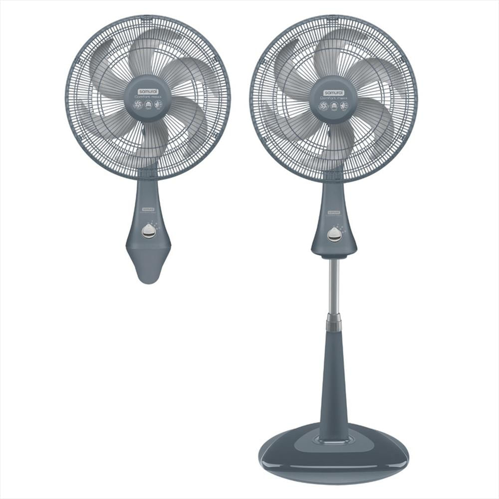 Ventilador Samurai 2 En 1 Comfort Maxx Gris