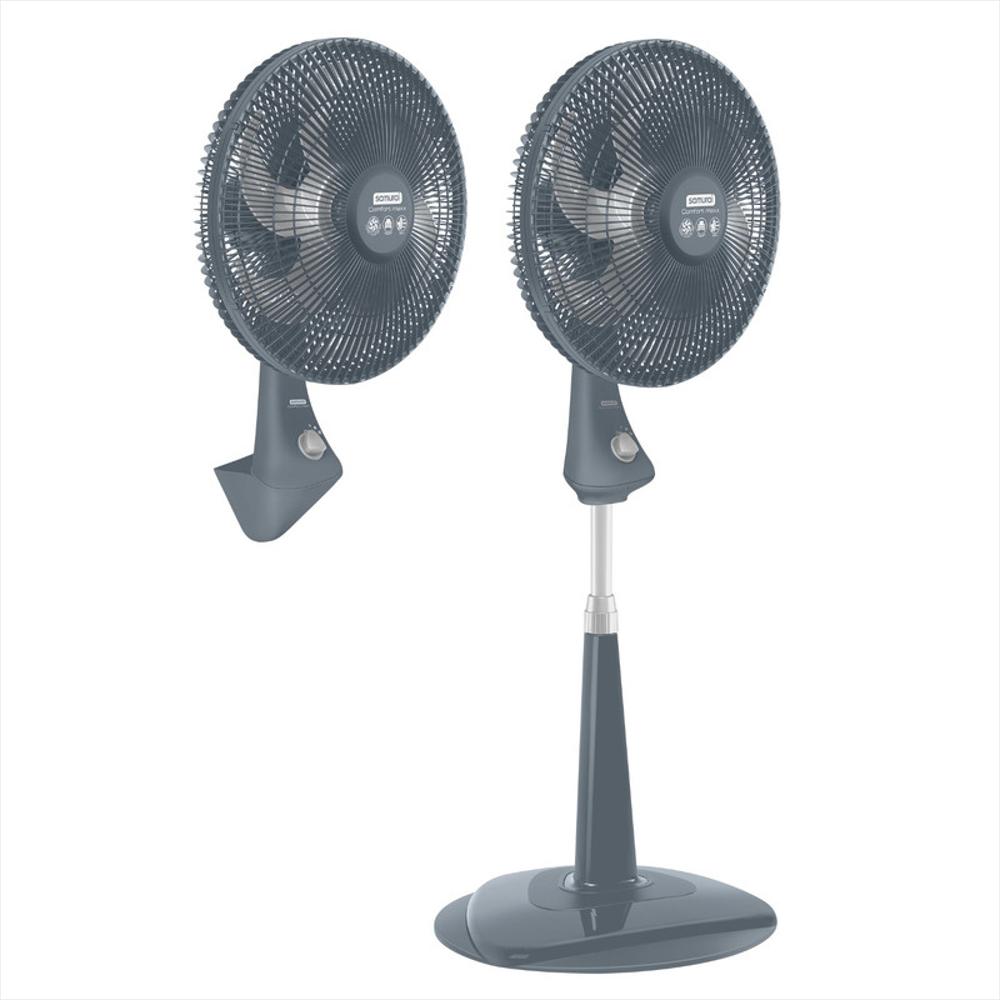 Ventilador Samurai 2 En 1 Comfort Maxx Gris img #2