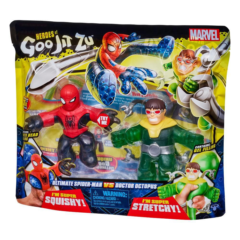 Goo Jit Zu  BOING TOYS  Marvel Vs X 2 Spider Vs D. Octopus img #1