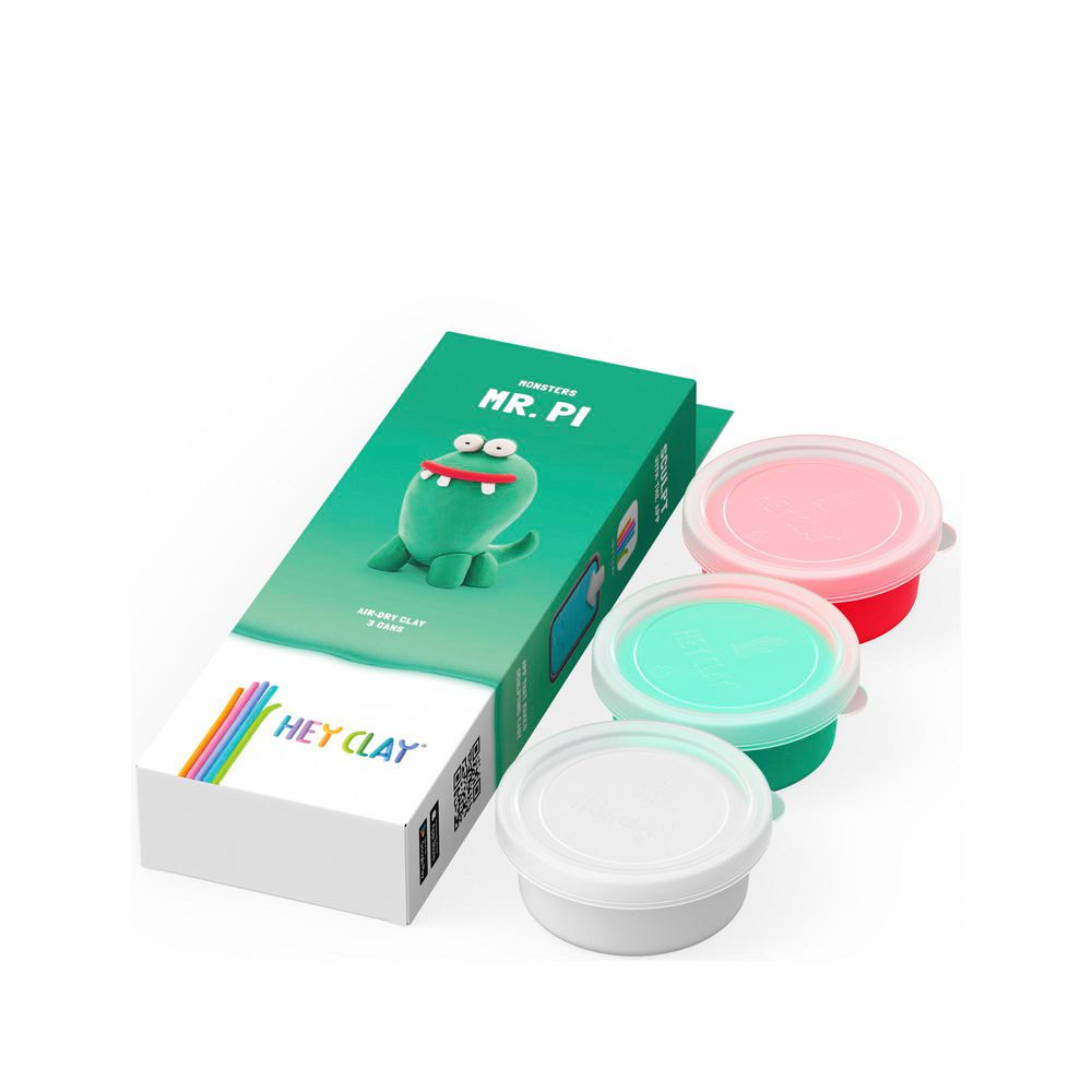 Masa Moldeable Hey Clay Monstruo Pi x 5 Colores TOY LOGIC img #2