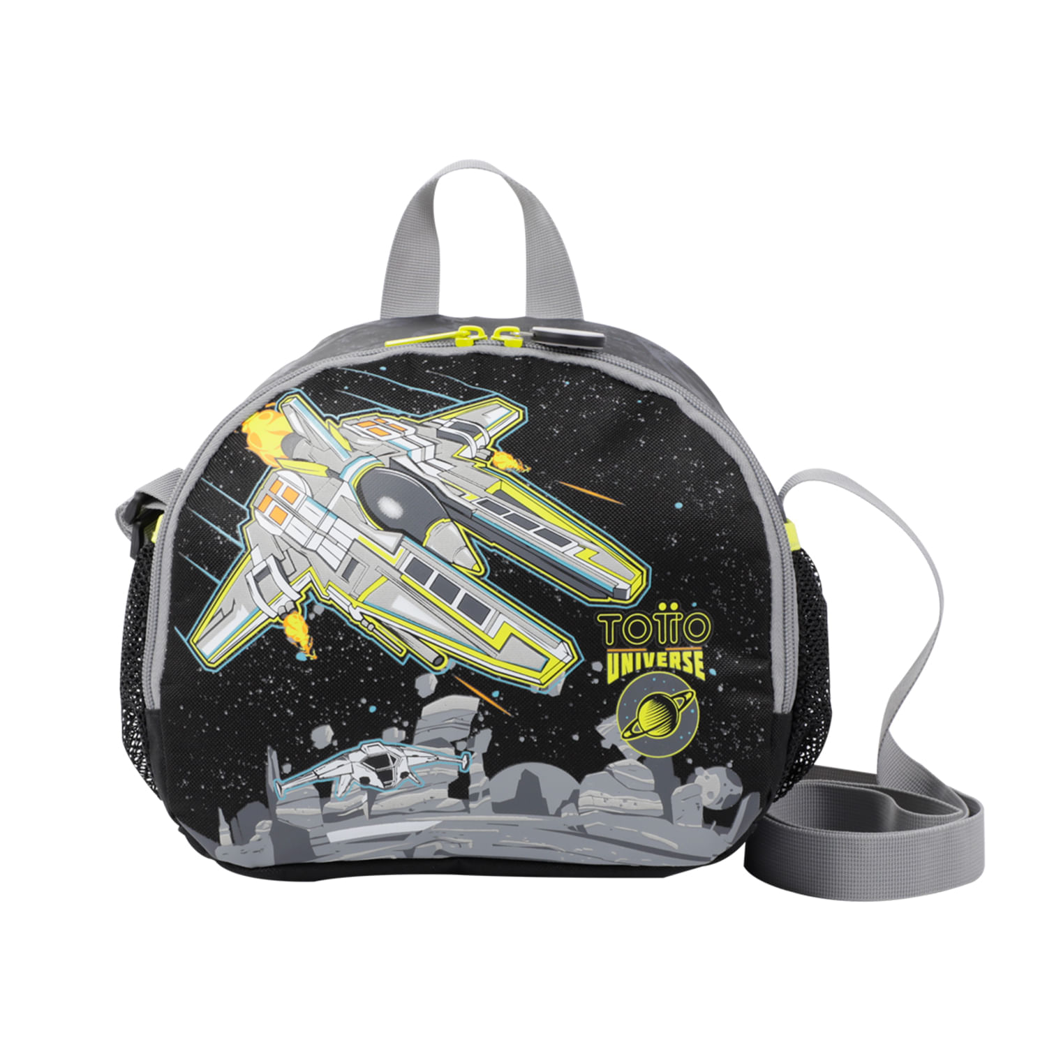 Lonchera Para Niño Spaceship Negra