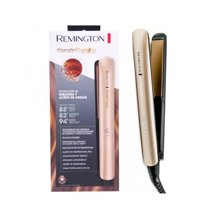 Plancha Remington Profesional Keratina Con Aceite De Argan