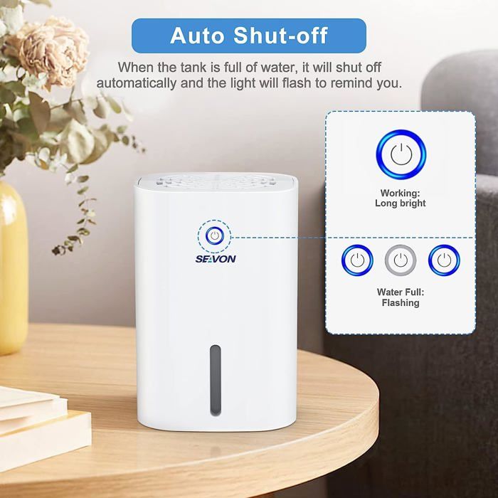 Deshumidificador Silencioso Portátil Para El Hogar / Humedad img #4