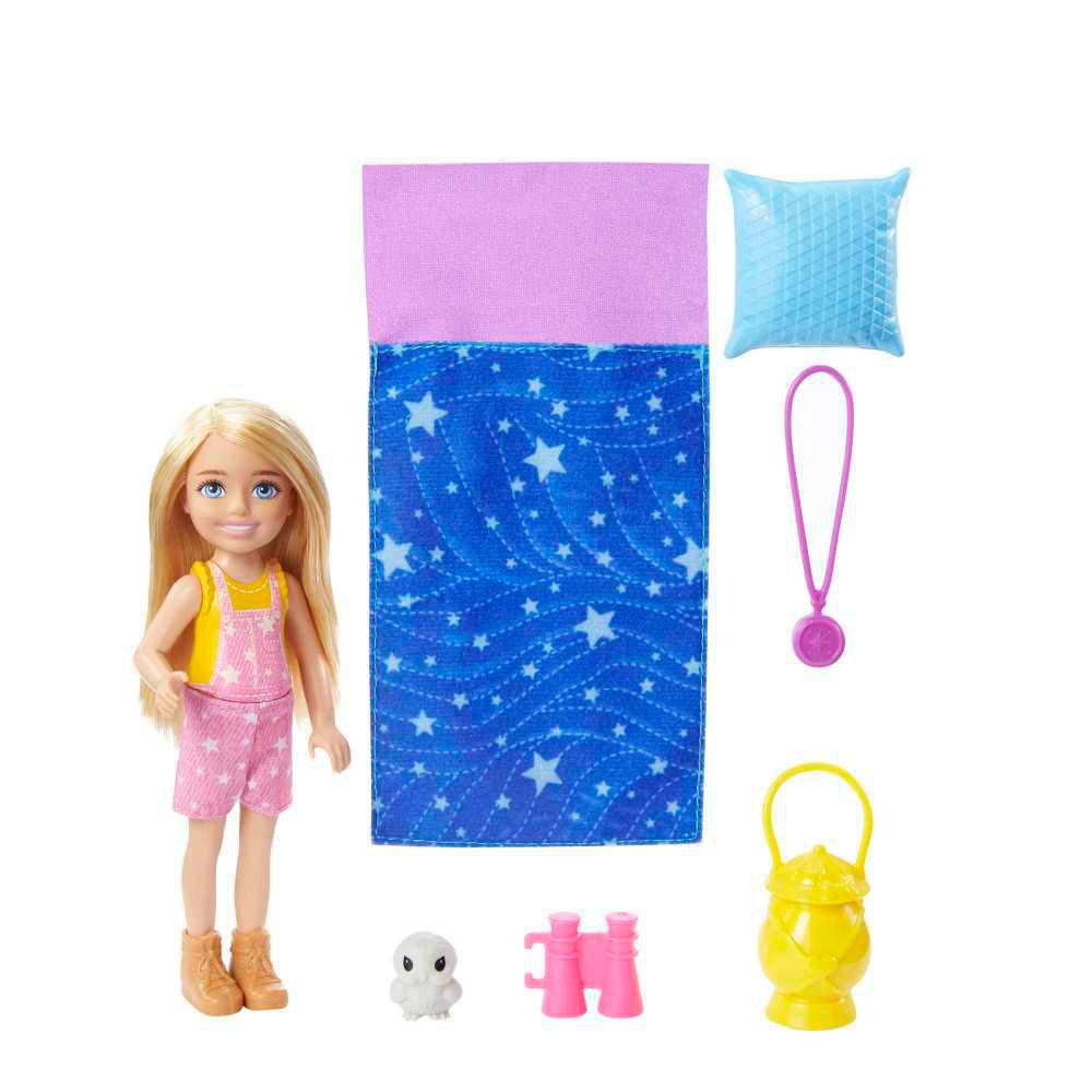 Muñeca Chelsea Día de Campamento BARBIE