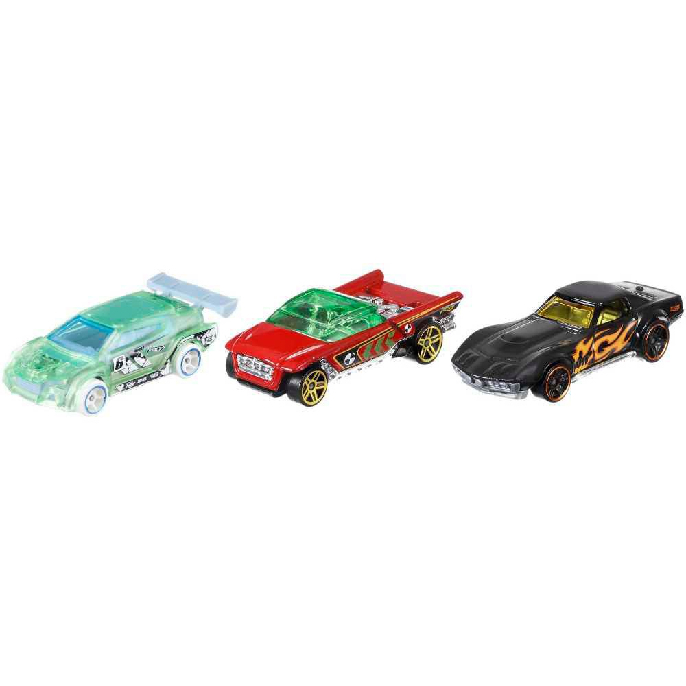 Vehículos de Juguete Hot Wheels Die-Cast Basic Sorpresa Paquete de 3 Autos