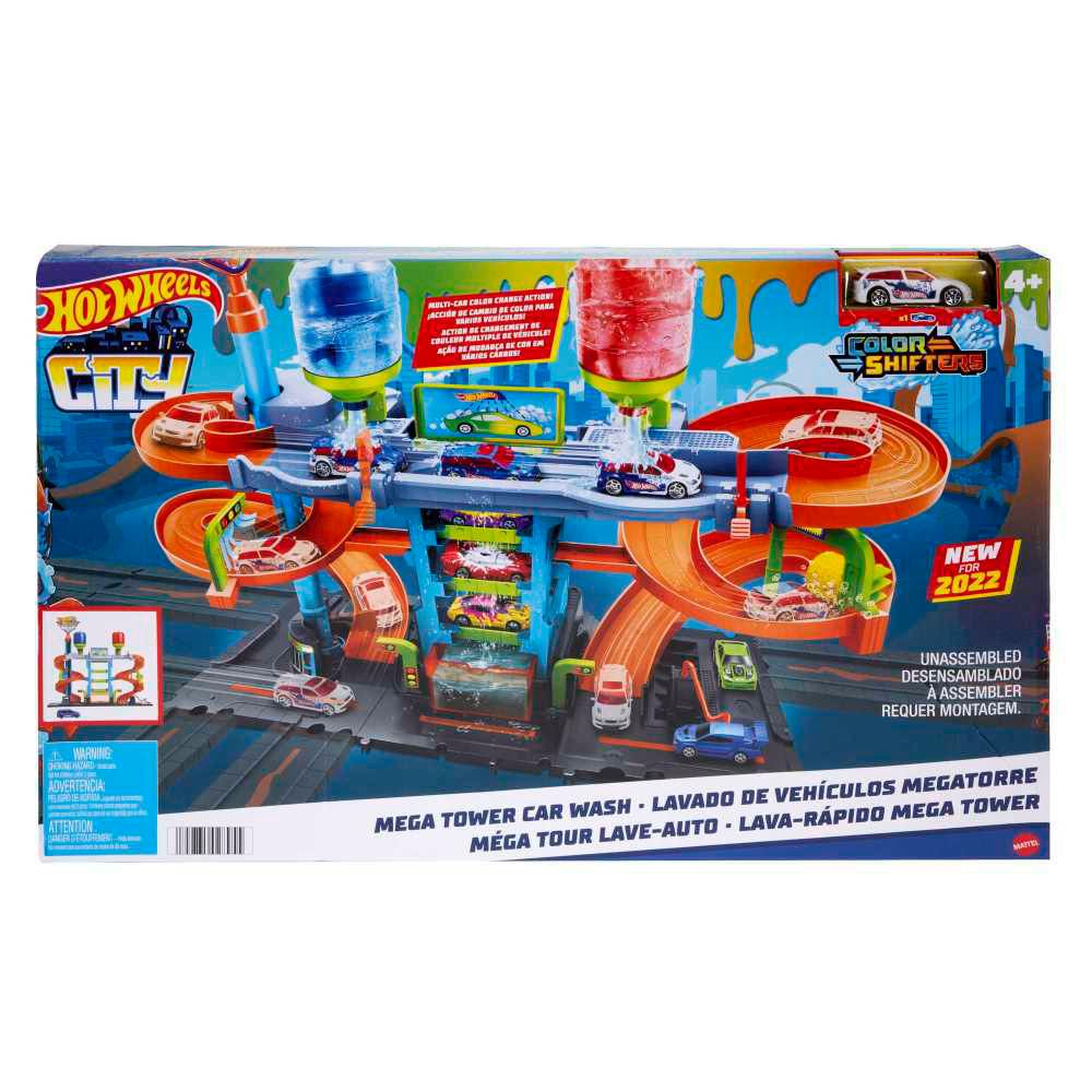 Pista HOT WHEELS Autolavado Mega Torre img #6