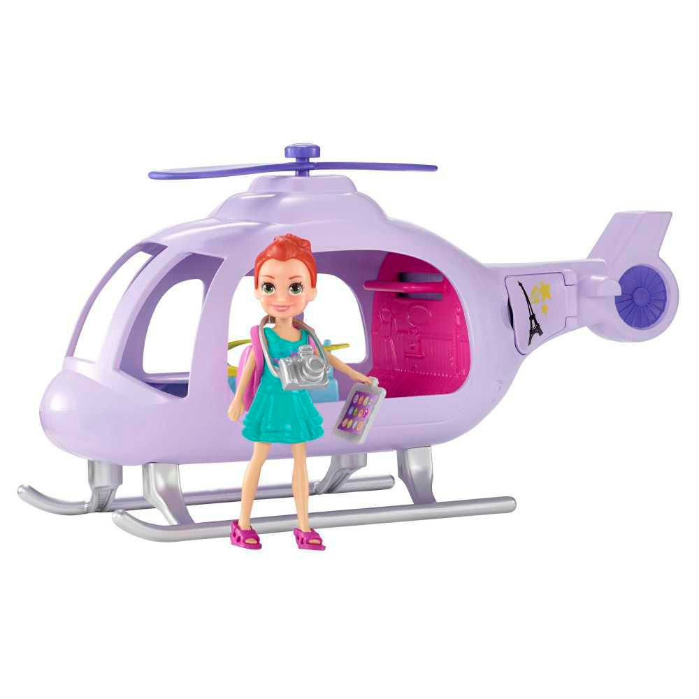 Muñeca Fashion Helicóptero de Vacaciones POLLY POCKET