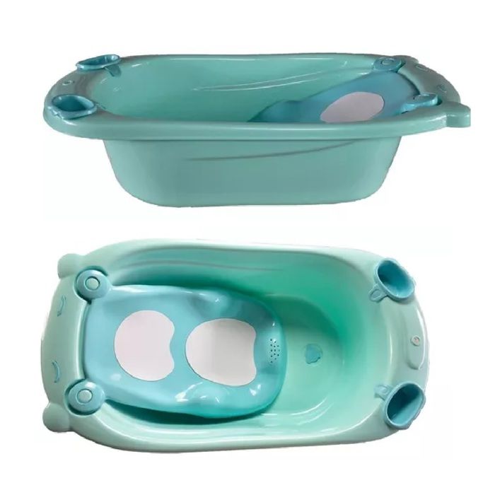 bañera tina bebe niño niña oso verde menta valentina