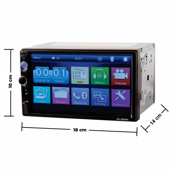 Belson Radio Coche Bs 2910 Bluetooth Con Pantalla Táctil 7