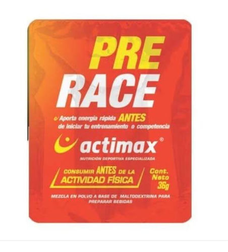 Suplemento Actimax Bebida Caramelo Prerace Sobre 250 ml