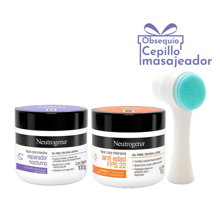 Kit Facial Neutrogena Face Care Protección y Noche