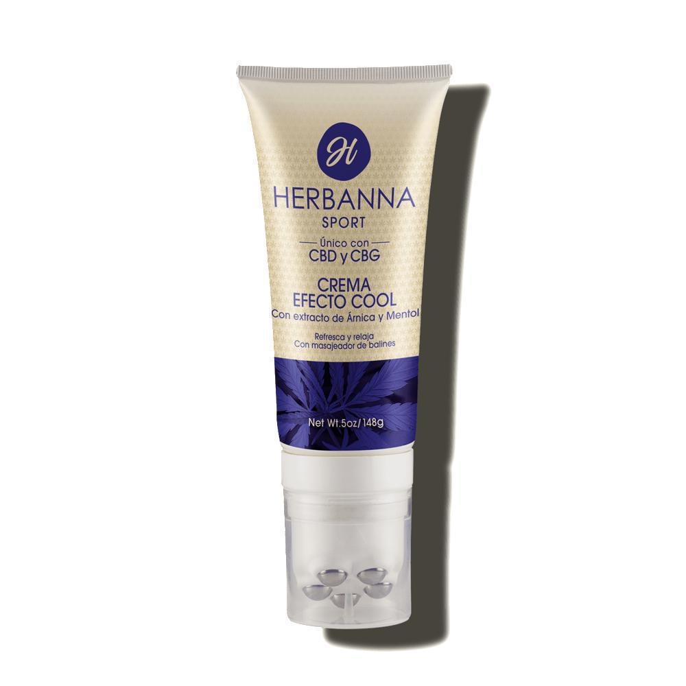 Crema Efecto Cool Con Extracto De Árnica Y Mentol Herbanna 148 Ml