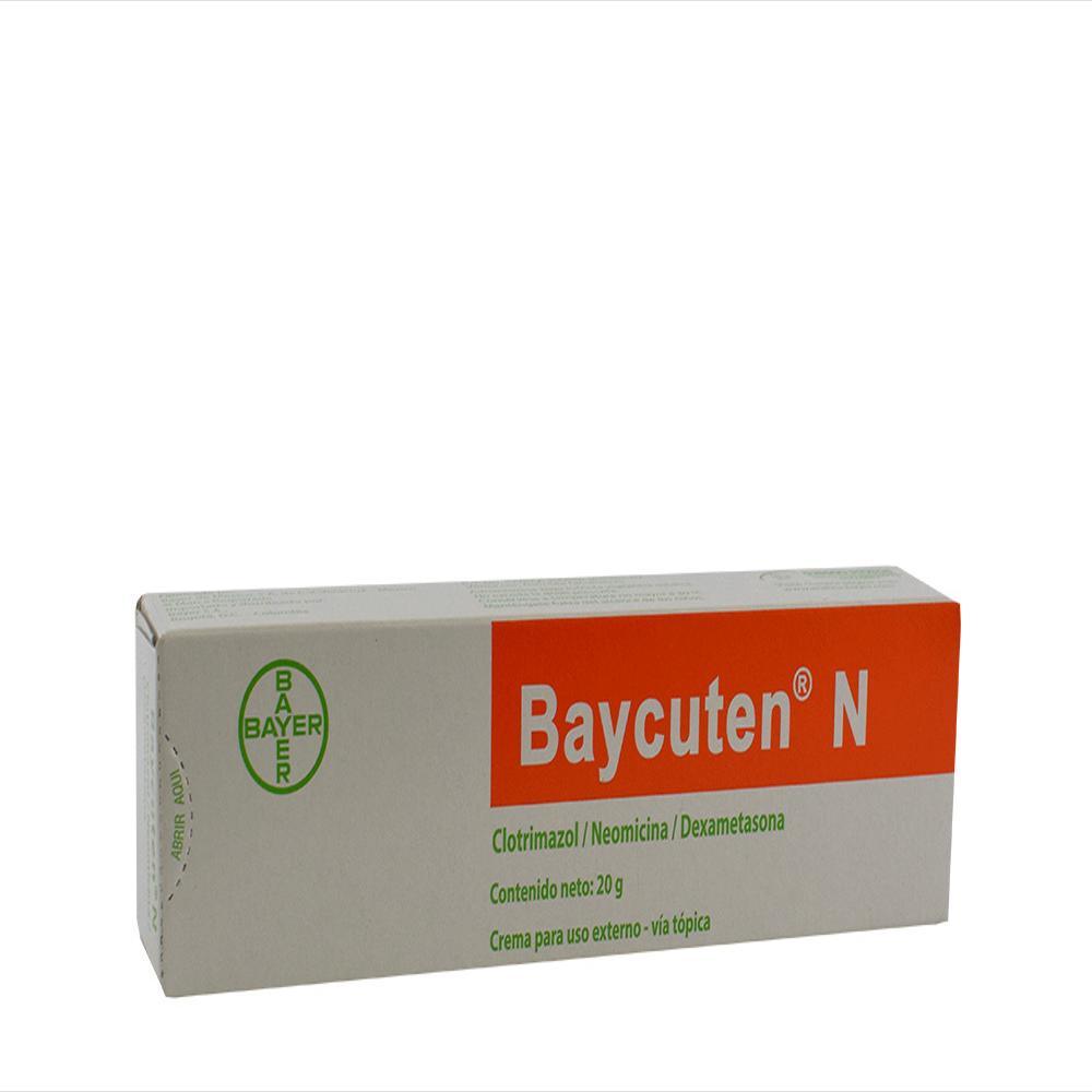 Baycuten N Clotrimazol 1G/100G/Dexametasona .04G/100G/Neomicina .5G/100G Cre Topica Tub 1 Tub 20 G