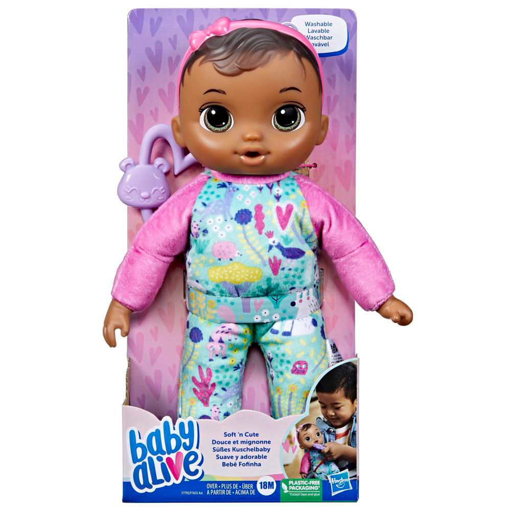 Muñeca  Suave Y Adorable Bebé Castaña Baby Alive img #2