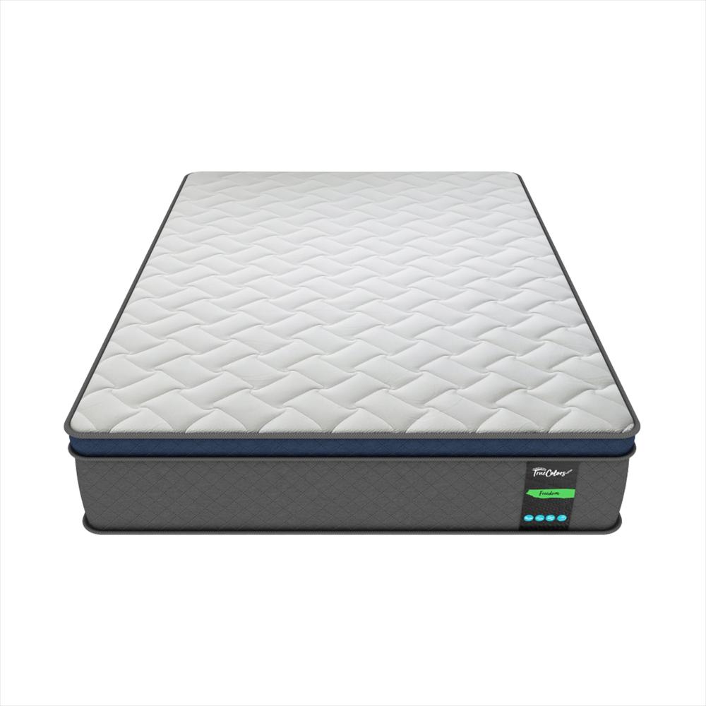 Combo Colchon Alta Firmeza Con Base Cama Y Cabecero 100X190 img #2