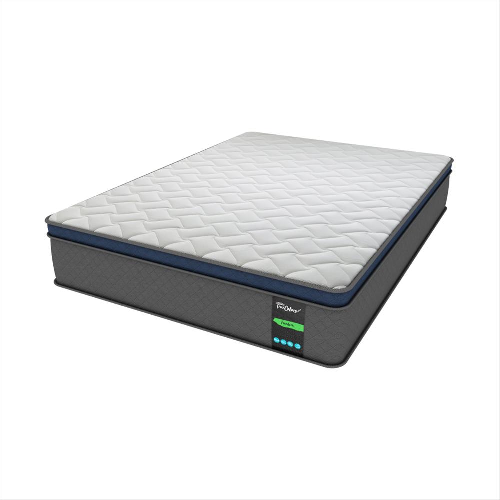 Combo Colchon Alta Firmeza Con Base Cama Y Cabecero 100X190 img #3