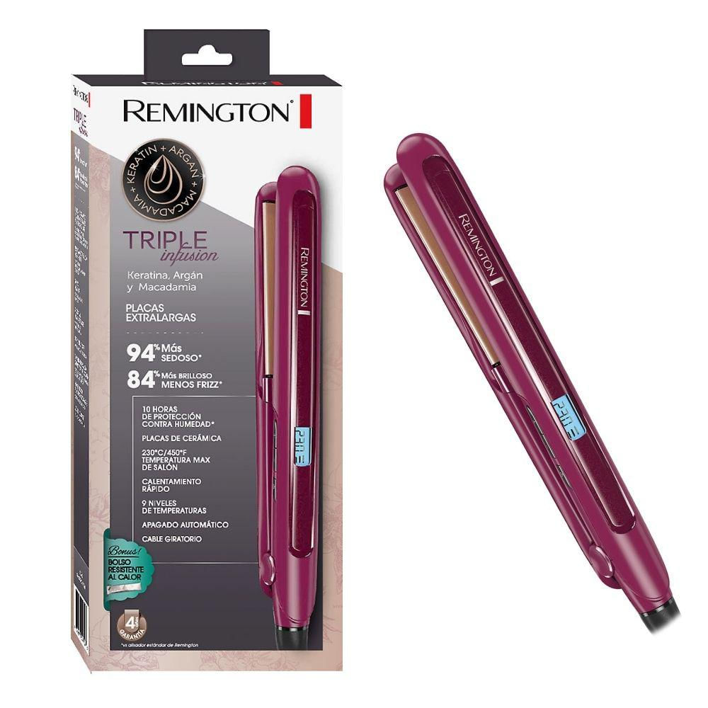 Plancha Remington Triple Infusion + Rizador De Cabello img #2