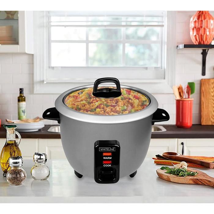 Olla Arrocera 1.2 L Tapa De Vidrio Marca Whiteline Ref. 22400243 img #1