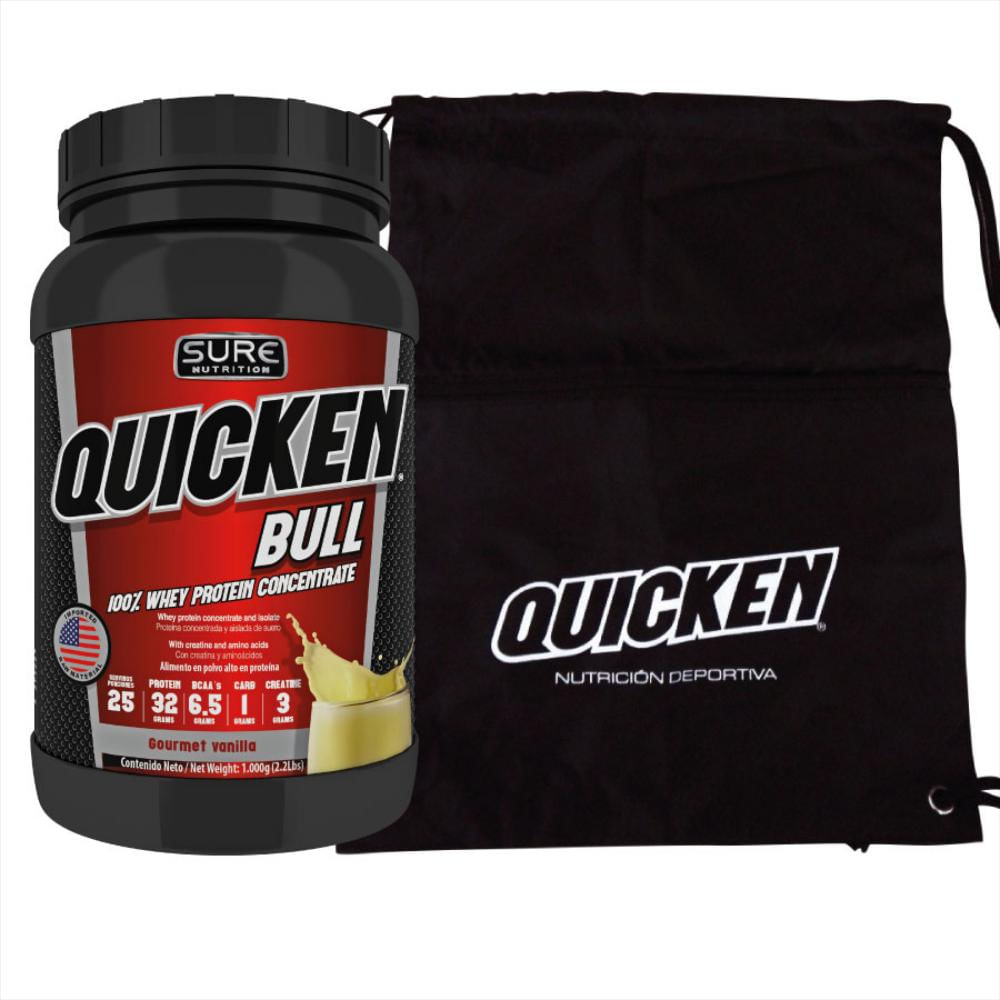 Proteína Suero Quicken Bull Vainilla 1000 Gramos Whey Protein img #1